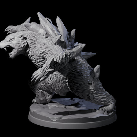 Frozen Polar Bear Beast A Miniature for Dungeons and Dragons, Pathfinder or other TTRPGs