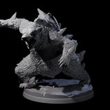 Frozen Polar Bear Beast A Miniature for Dungeons and Dragons, Pathfinder or other TTRPGs