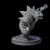 Frozen Polar Bear Beast B Miniature for Dungeons and Dragons, Pathfinder or other TTRPGs