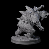 Frozen Polar Bear Beast B Miniature for Dungeons and Dragons, Pathfinder or other TTRPGs