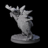 Frozen Polar Bear Beast B Miniature for Dungeons and Dragons, Pathfinder or other TTRPGs