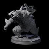 Frozen Polar Bear Beast B Miniature for Dungeons and Dragons, Pathfinder or other TTRPGs