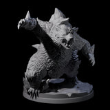 Frozen Polar Bear Beasts Miniature for Dungeons and Dragons, Pathfinder or other TTRPGs