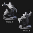 Frozen Polar Bear Beasts Miniature for Dungeons and Dragons, Pathfinder or other TTRPGs
