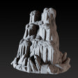 Frozen Waterfall A Miniature for Dungeons and Dragons, Pathfinder or other TTRPGs