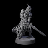 Full Helm Elf Blademaster A Miniature for Dungeons and Dragons, Pathfinder or other TTRPGs