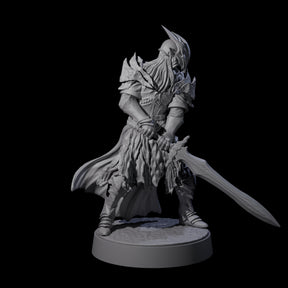 Full Helm Elf Blademaster A Miniature for Dungeons and Dragons, Pathfinder or other TTRPGs