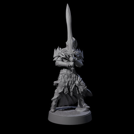 Full Helm Elf Blademaster B Miniature for Dungeons and Dragons, Pathfinder or other TTRPGs