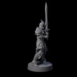 Full Helm Elf Blademaster B Miniature for Dungeons and Dragons, Pathfinder or other TTRPGs