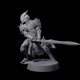 Full Helm Elf Blademaster C Miniature for Dungeons and Dragons, Pathfinder or other TTRPGs