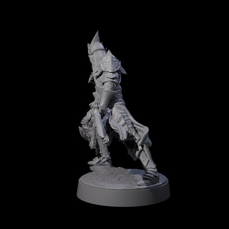 Full Helm Elf Blademaster C Miniature for Dungeons and Dragons, Pathfinder or other TTRPGs