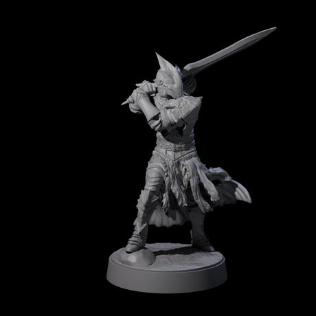 Full Helm Elf Blademaster D Miniature for Dungeons and Dragons, Pathfinder or other TTRPGs