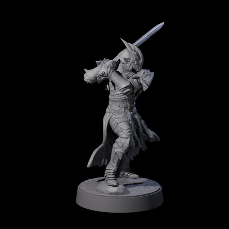 Full Helm Elf Blademaster D Miniature for Dungeons and Dragons, Pathfinder or other TTRPGs