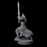 Full Helm Elf Blademaster E Miniature for Dungeons and Dragons, Pathfinder or other TTRPGs