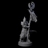 Full Helm Elf Blademaster F Miniature for Dungeons and Dragons, Pathfinder or other TTRPGs