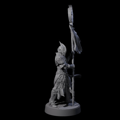 Full Helm Elf Blademaster F Miniature for Dungeons and Dragons, Pathfinder or other TTRPGs