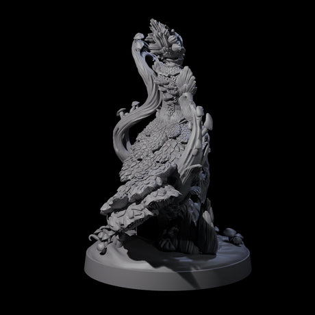 Fungal Dryad Miniature for Dungeons and Dragons, Pathfinder or other TTRPGs
