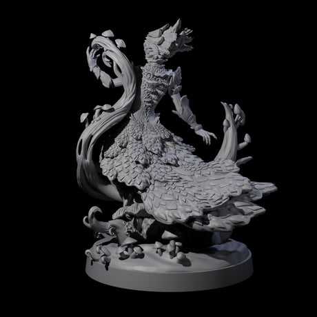 Fungal Dryad Miniature for Dungeons and Dragons, Pathfinder or other TTRPGs