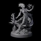 Fungal Dryad Miniature for Dungeons and Dragons, Pathfinder or other TTRPGs