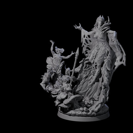 Fungal Night Hag A Miniature for Dungeons and Dragons, Pathfinder or other TTRPGs