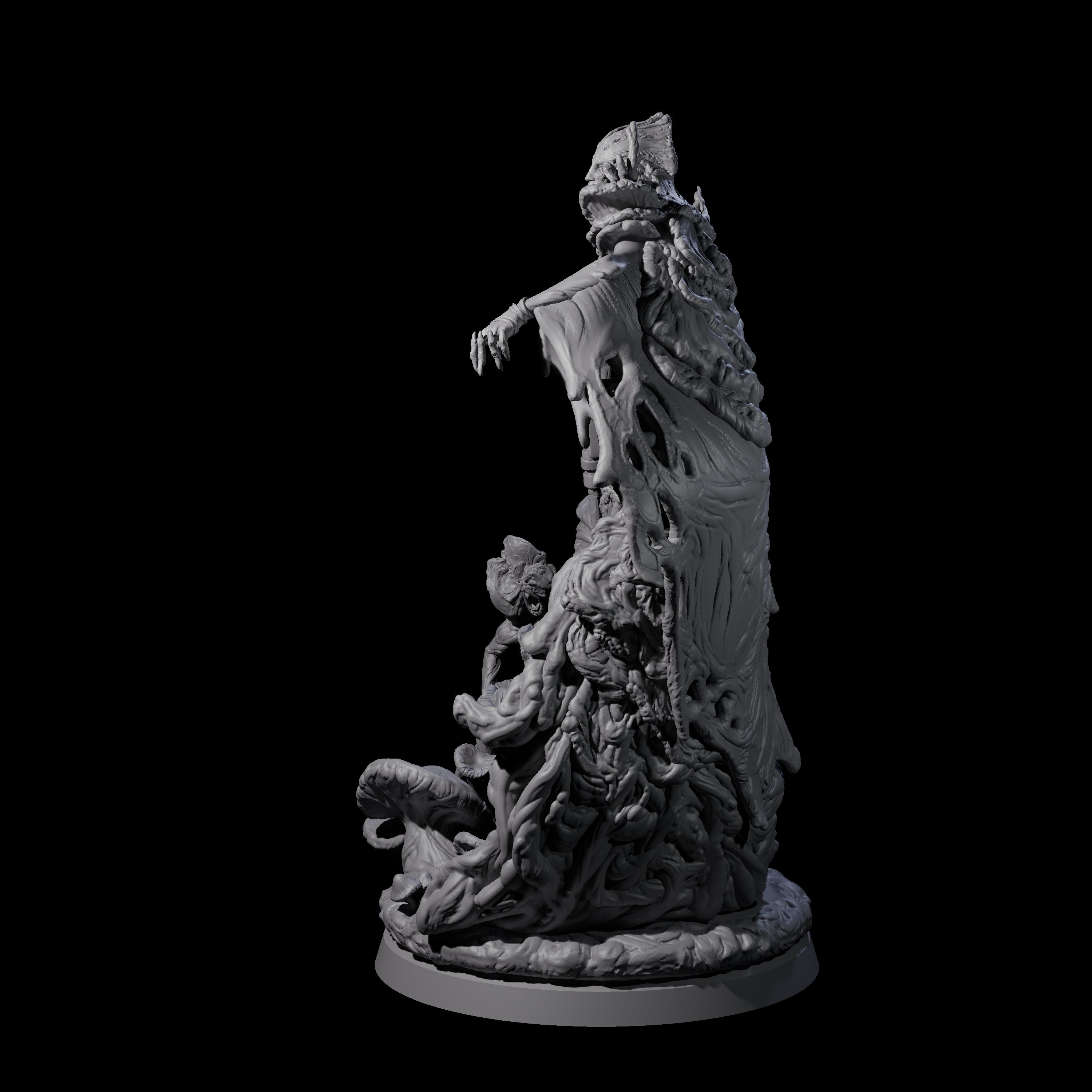 Fungal Night Hag A Miniature for Dungeons and Dragons, Pathfinder or other TTRPGs