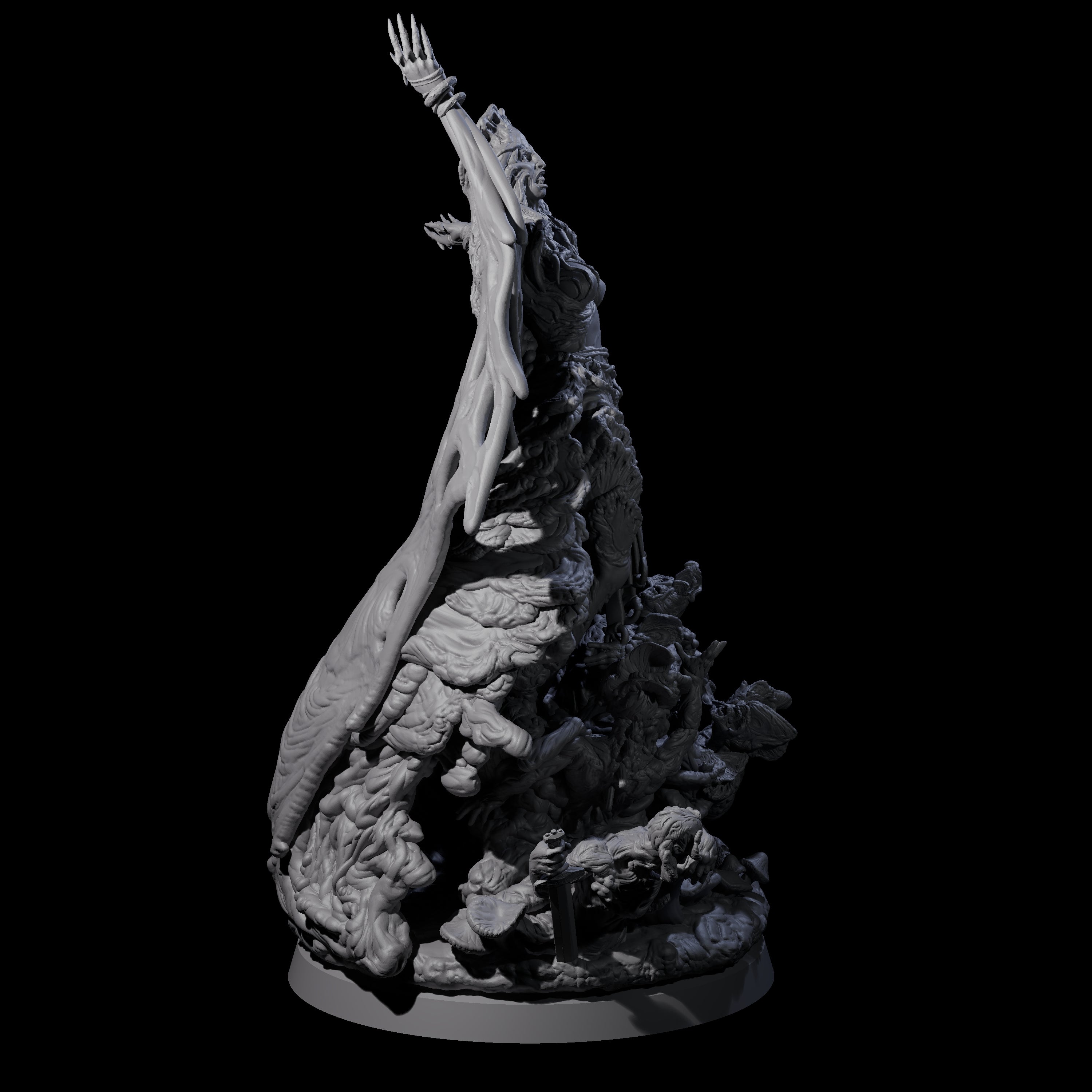 Fungal Night Hag C Miniature for Dungeons and Dragons, Pathfinder or other TTRPGs