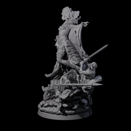 Fungal Night Hag D Miniature for Dungeons and Dragons, Pathfinder or other TTRPGs