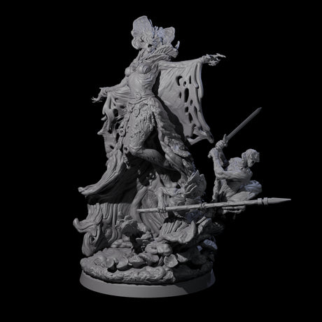 Fungal Night Hag D Miniature for Dungeons and Dragons, Pathfinder or other TTRPGs
