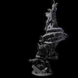 Fungus High Priestess Miniature for Dungeons and Dragons, Pathfinder or other TTRPGs