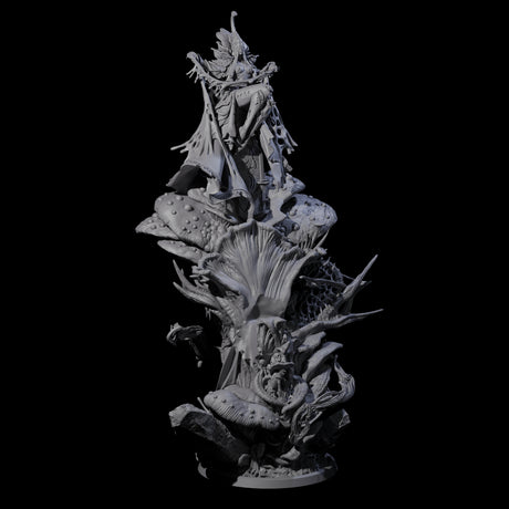Fungus High Priestess Miniature for Dungeons and Dragons, Pathfinder or other TTRPGs