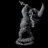 Furious Giant Ape A Miniature for Dungeons and Dragons, Pathfinder or other TTRPGs