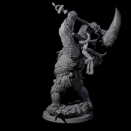 Furious Giant Ape A Miniature for Dungeons and Dragons, Pathfinder or other TTRPGs