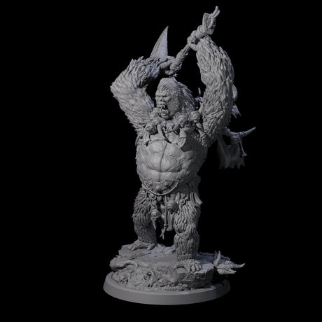 Furious Giant Ape A Miniature for Dungeons and Dragons, Pathfinder or other TTRPGs