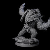 Furious Giant Ape B Miniature for Dungeons and Dragons, Pathfinder or other TTRPGs