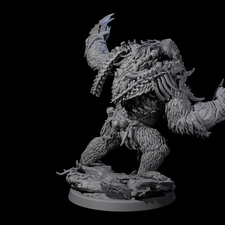 Furious Giant Ape B Miniature for Dungeons and Dragons, Pathfinder or other TTRPGs