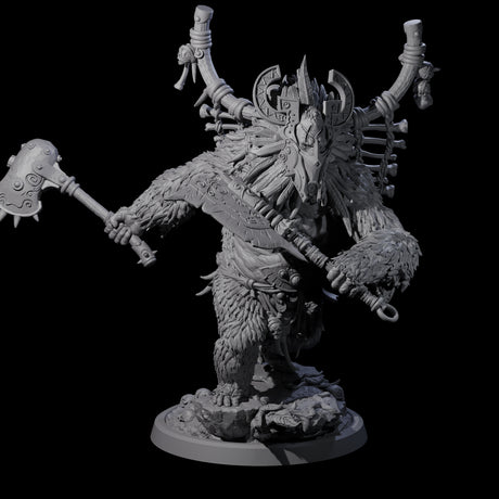 Furious Giant Ape C Miniature for Dungeons and Dragons, Pathfinder or other TTRPGs