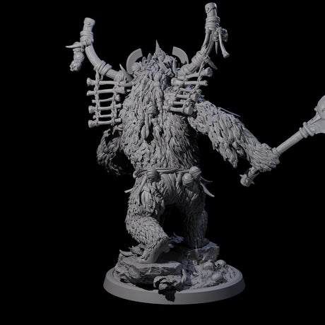Furious Giant Ape C Miniature for Dungeons and Dragons, Pathfinder or other TTRPGs