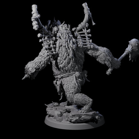 Furious Giant Ape C Miniature for Dungeons and Dragons, Pathfinder or other TTRPGs