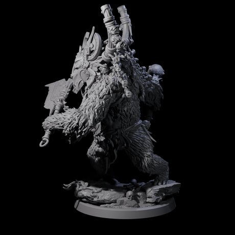 Furious Giant Ape C Miniature for Dungeons and Dragons, Pathfinder or other TTRPGs