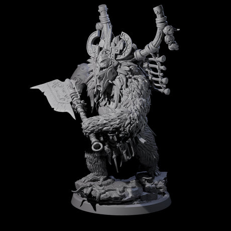 Furious Giant Ape C Miniature for Dungeons and Dragons, Pathfinder or other TTRPGs