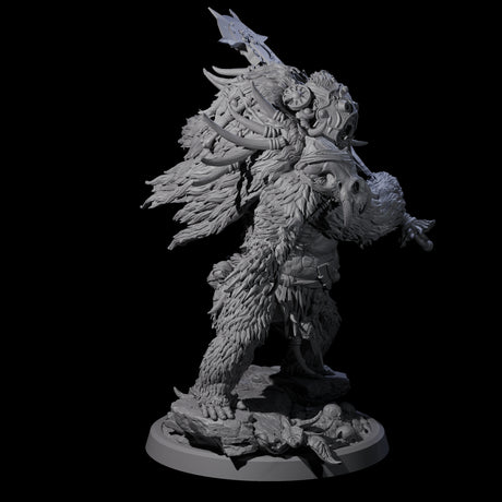Furious Giant Ape D Miniature for Dungeons and Dragons, Pathfinder or other TTRPGs