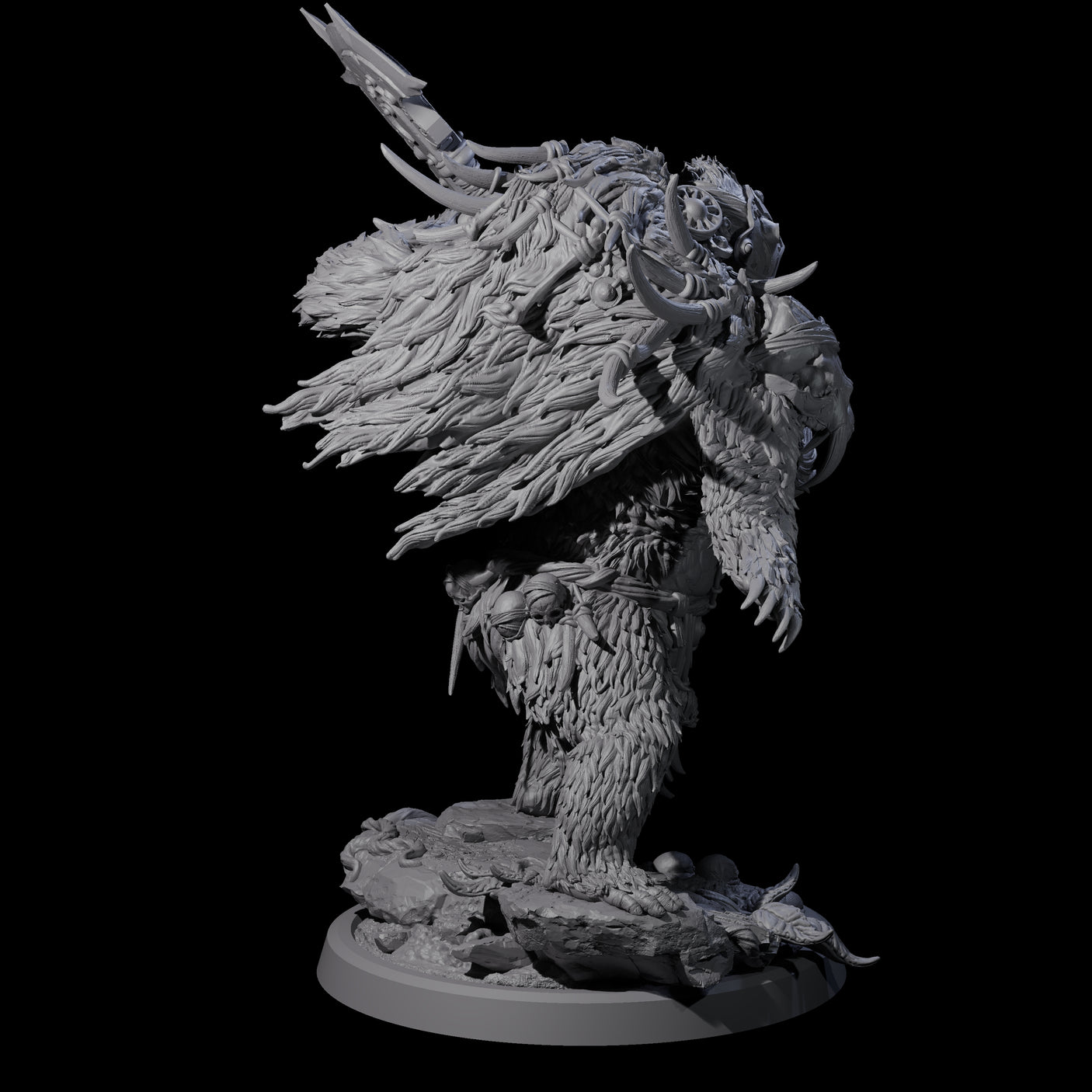 Furious Giant Ape D Miniature for Dungeons and Dragons, Pathfinder or other TTRPGs