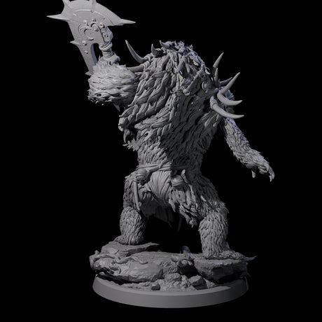 Furious Giant Ape D Miniature for Dungeons and Dragons, Pathfinder or other TTRPGs