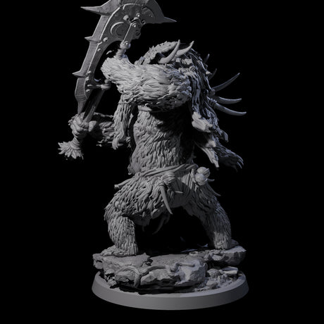 Furious Giant Ape D Miniature for Dungeons and Dragons, Pathfinder or other TTRPGs