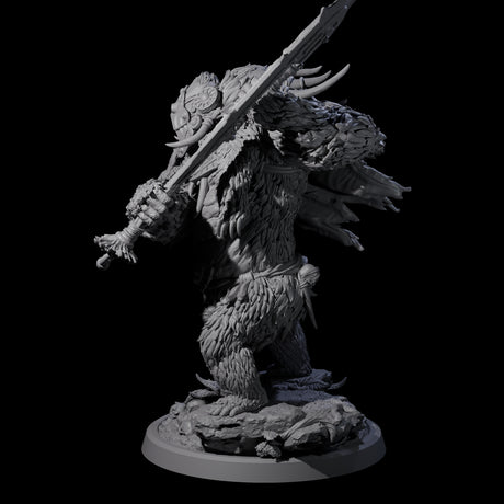 Furious Giant Ape D Miniature for Dungeons and Dragons, Pathfinder or other TTRPGs
