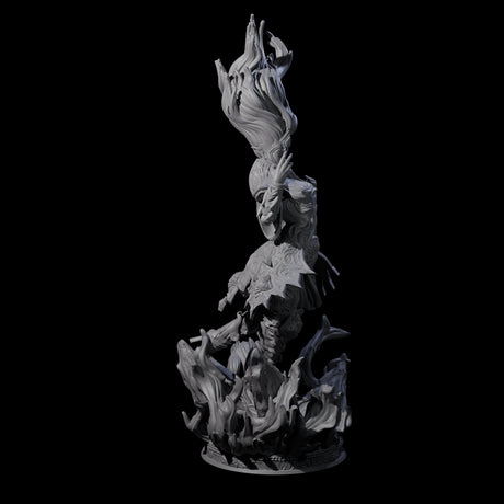 Furious Mage Miniature for Dungeons and Dragons, Pathfinder or other TTRPGs