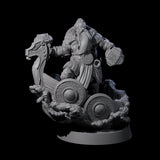 Furious Viking Berserker A Miniature for Dungeons and Dragons, Pathfinder or other TTRPGs