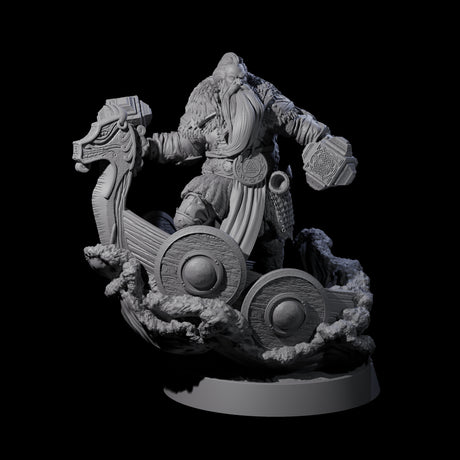Furious Viking Berserker A Miniature for Dungeons and Dragons, Pathfinder or other TTRPGs