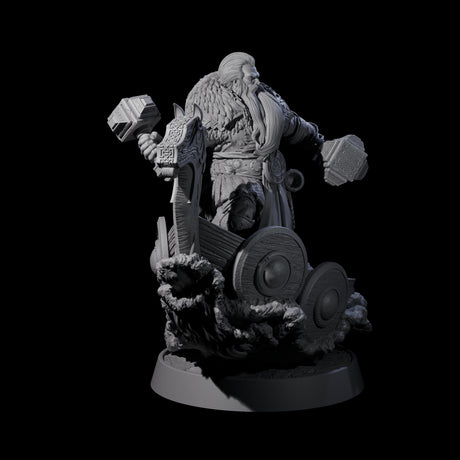 Furious Viking Berserker A Miniature for Dungeons and Dragons, Pathfinder or other TTRPGs