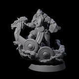 Furious Viking Berserker A Miniature for Dungeons and Dragons, Pathfinder or other TTRPGs